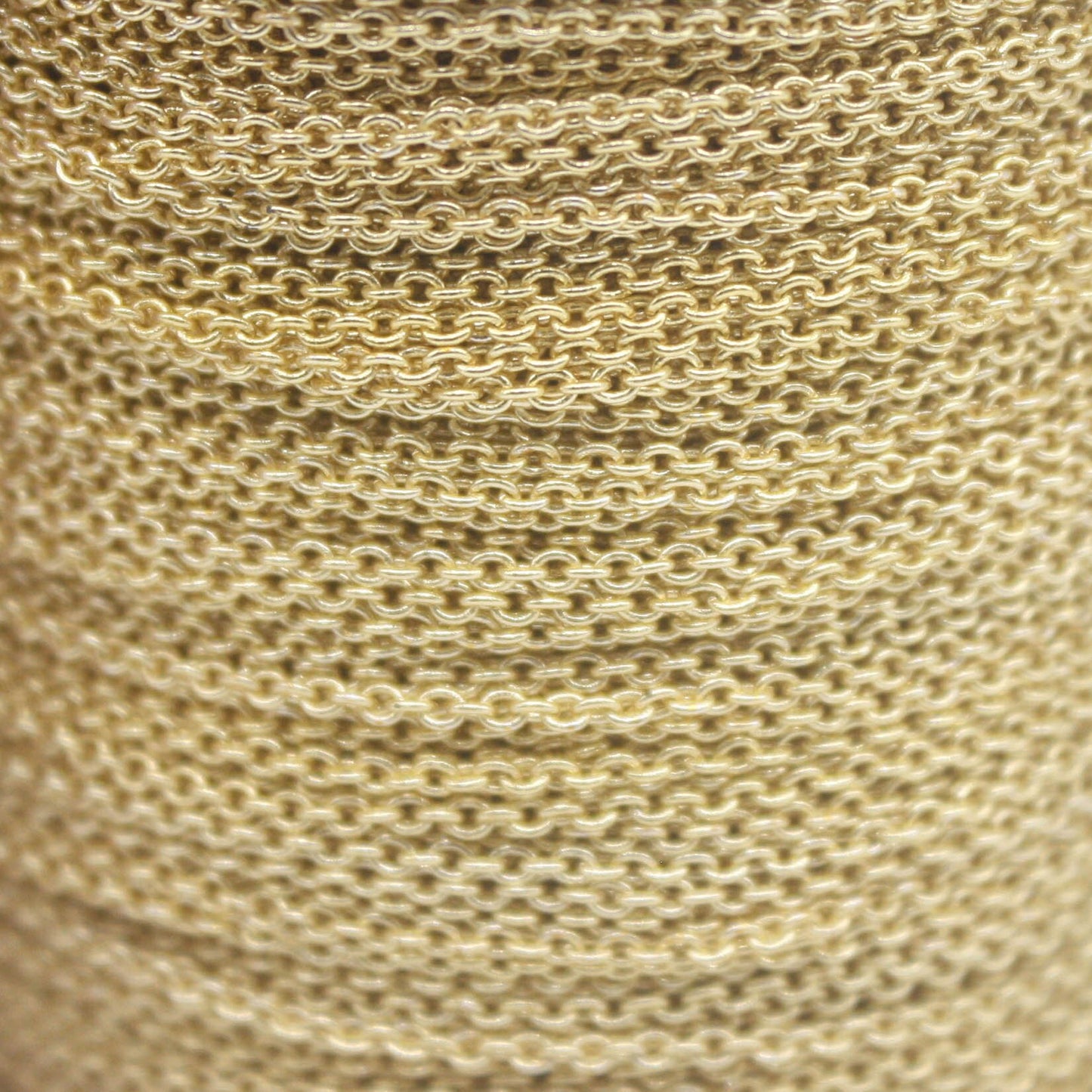 32 feet TARNISH Resistant Tarnish FREE Anti Tarnished 18K Gold Plated Dainty Chain - 1.6x1.4mm SOLDER - Oval Soldered - AT1614S