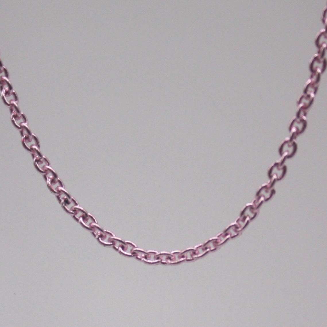300 feet TARNISH Resistant Tarnish FREE Anti Tarnished Pink Copper Plated Dainty Chain - 1.6x1.4mm SOLDER - Oval Soldered - AT1614S