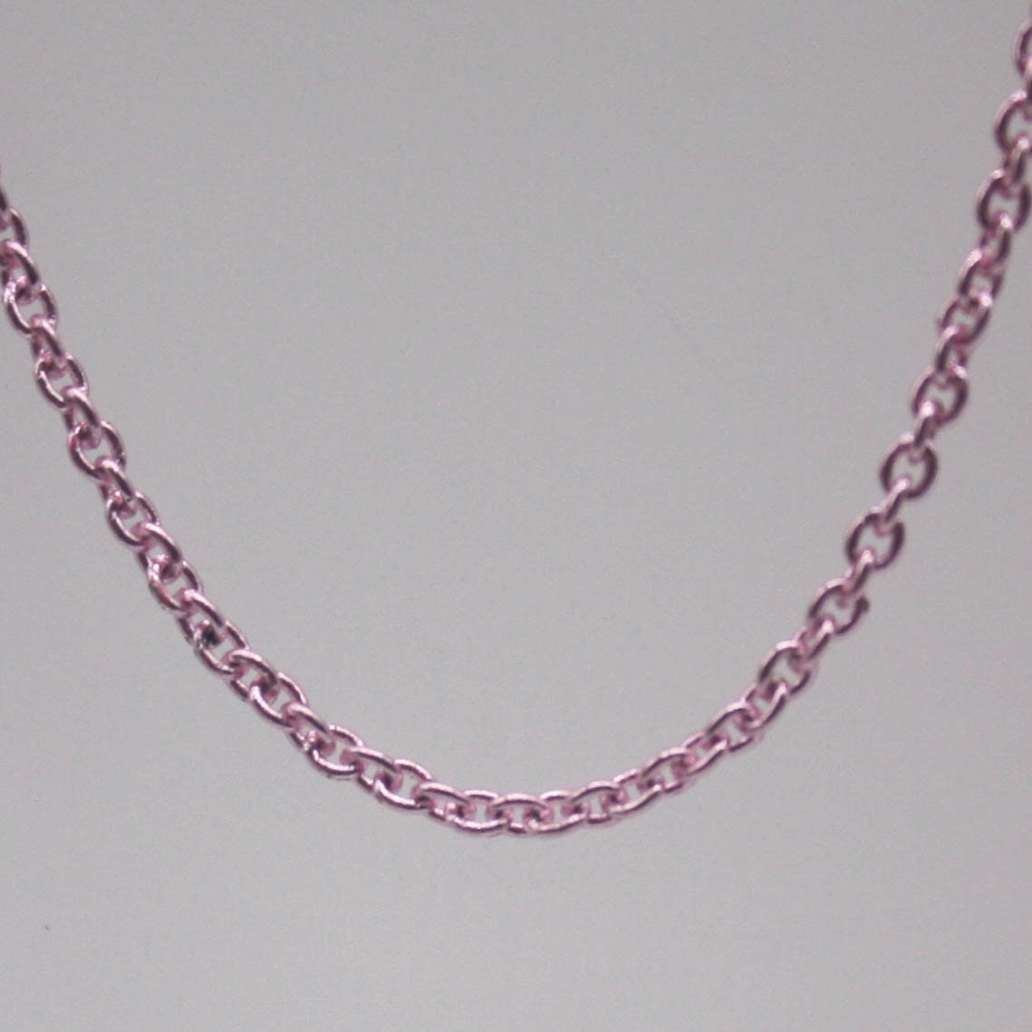 100 feet TARNISH Resistant Tarnish FREE Anti Tarnished Pink Copper Plated Dainty Chain - 1.6x1.4mm SOLDER - Oval Soldered - AT1614S