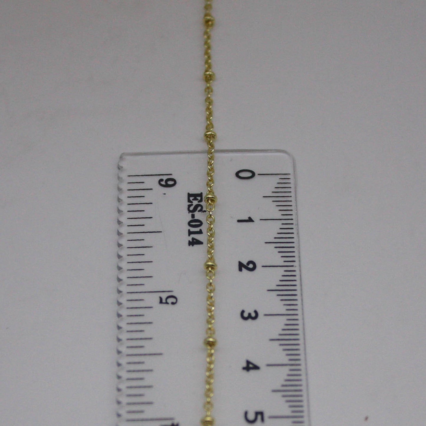 10 feet TARNISH Resistant Free Anti Tarnished SATELLITE 18K Gold Plated Ball Cable Chain - 2.0x1.4mm SOLDER - Soldered Link - AT2014SAT