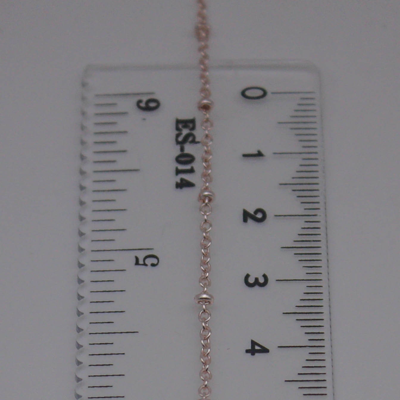 100 feet TARNISH Resistant Free Anti Tarnished SATELLITE Rose Gold Plated Ball Cable Chain - 2.0x1.4mm SOLDER - Soldered Link - AT2014SAT