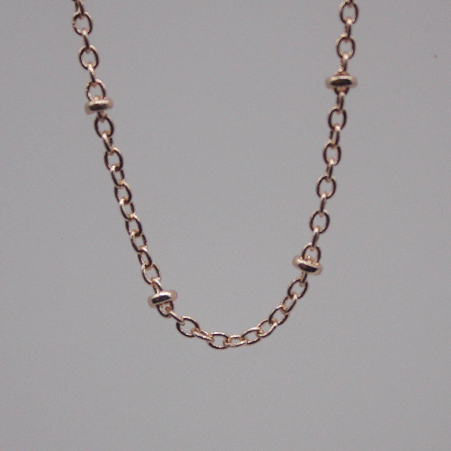 100 feet TARNISH Resistant Free Anti Tarnished SATELLITE Champagne/Pinky Gold Plated Ball Cable Chain - 2.0x1.4mm SOLDER - AT2014SAT