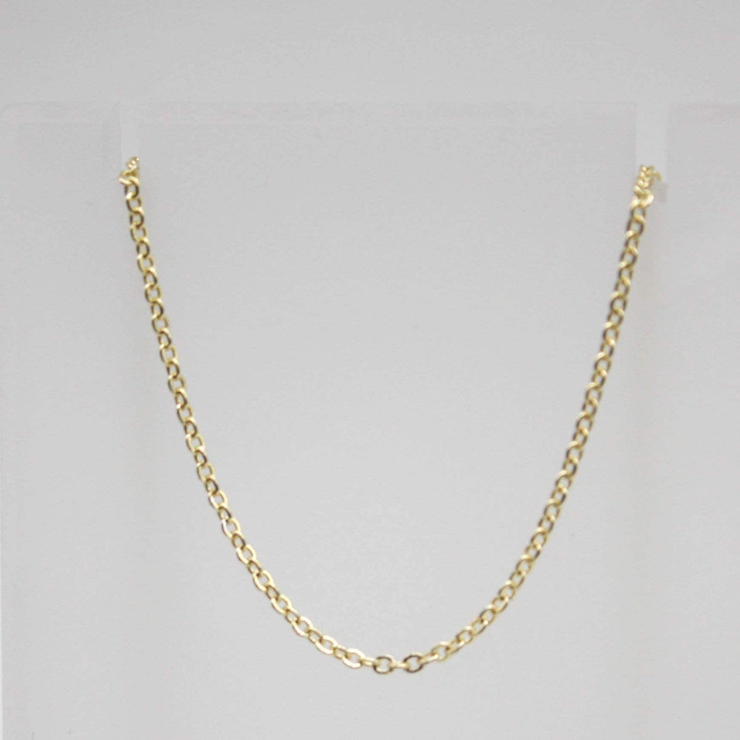 10 feet TARNISH Resistant Tarnish FREE Anti Tarnished - 18K Gold Plated Micro Flat Chain -2mm 2x1.4mm SOLDER - little Soldered AT214F