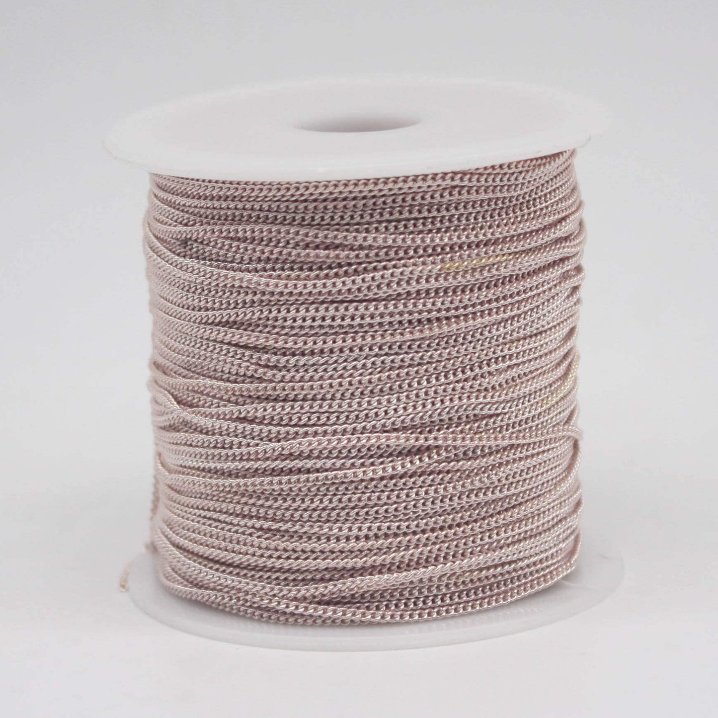 300 Ft Non TARNISH Curb Chain - Rose Gold Plated Micro Tiny Small Curb Chain - 1.3mm SOLDER - Anti Tarnish Free Resistant Chain - AT1.3S