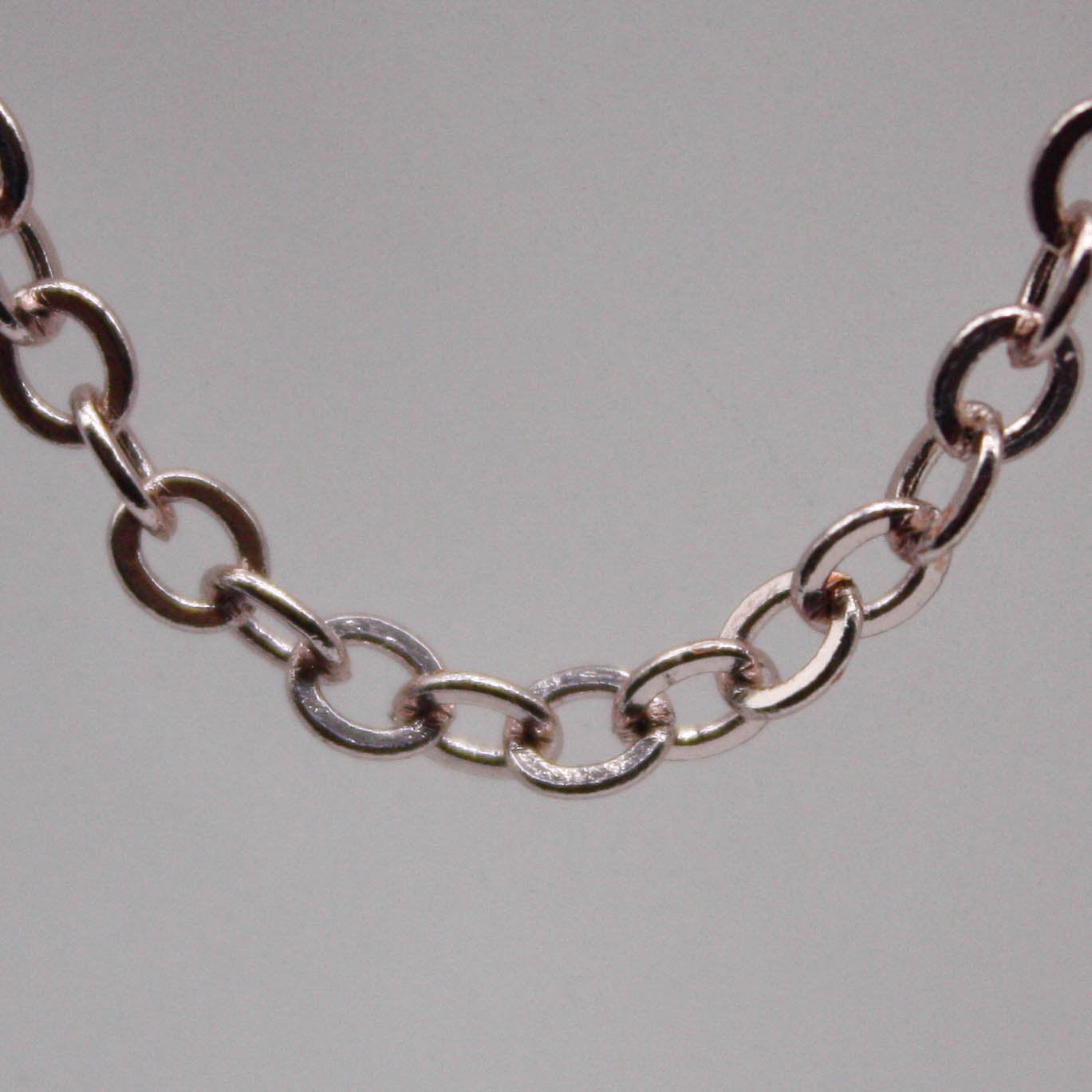 32 Ft Non Tarnish Big Chunky Flat Chain - Rose Gold Plated Flat Cable Chain Sturdy SOLDERED Heavy Chain 4X5mm 22Gauge 22G - AT45F