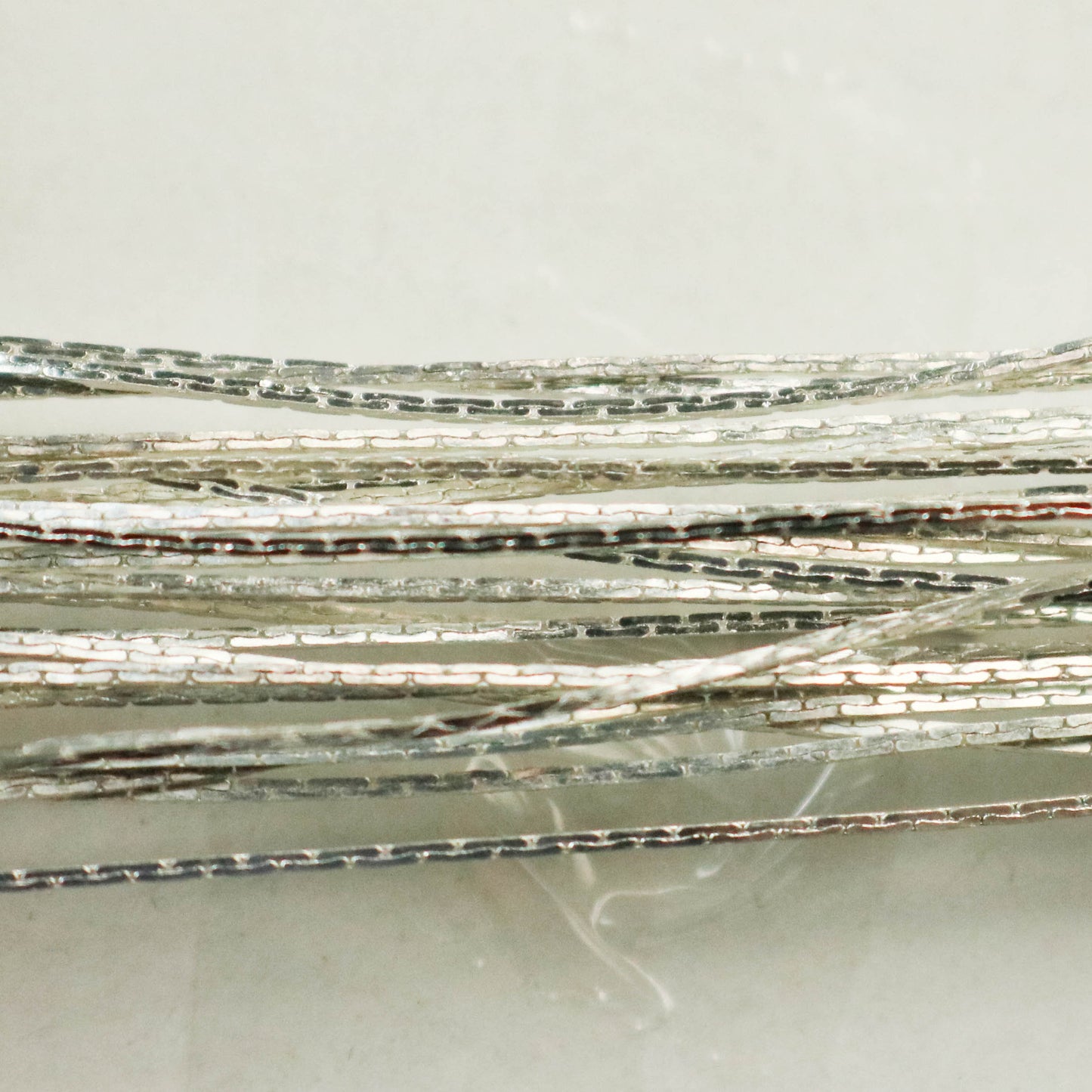 32 feet of Thin Delicate Beading Chain Boston Link Thin Chain - Sterling Silver Plated - 0.79mm Thickness - Necklace Dainty Delicate Chain