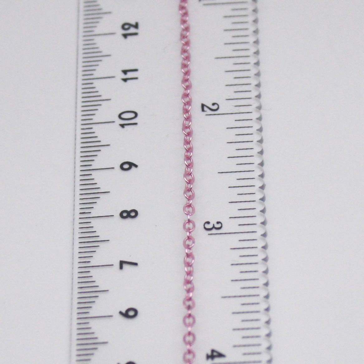 NEWnew 3 feet TARNISH Resistant Tarnish FREE Anti Tarnished Pink Copper Micro Flat Chain - 3x1.7mm SOLDER - little Oval Small Soldered