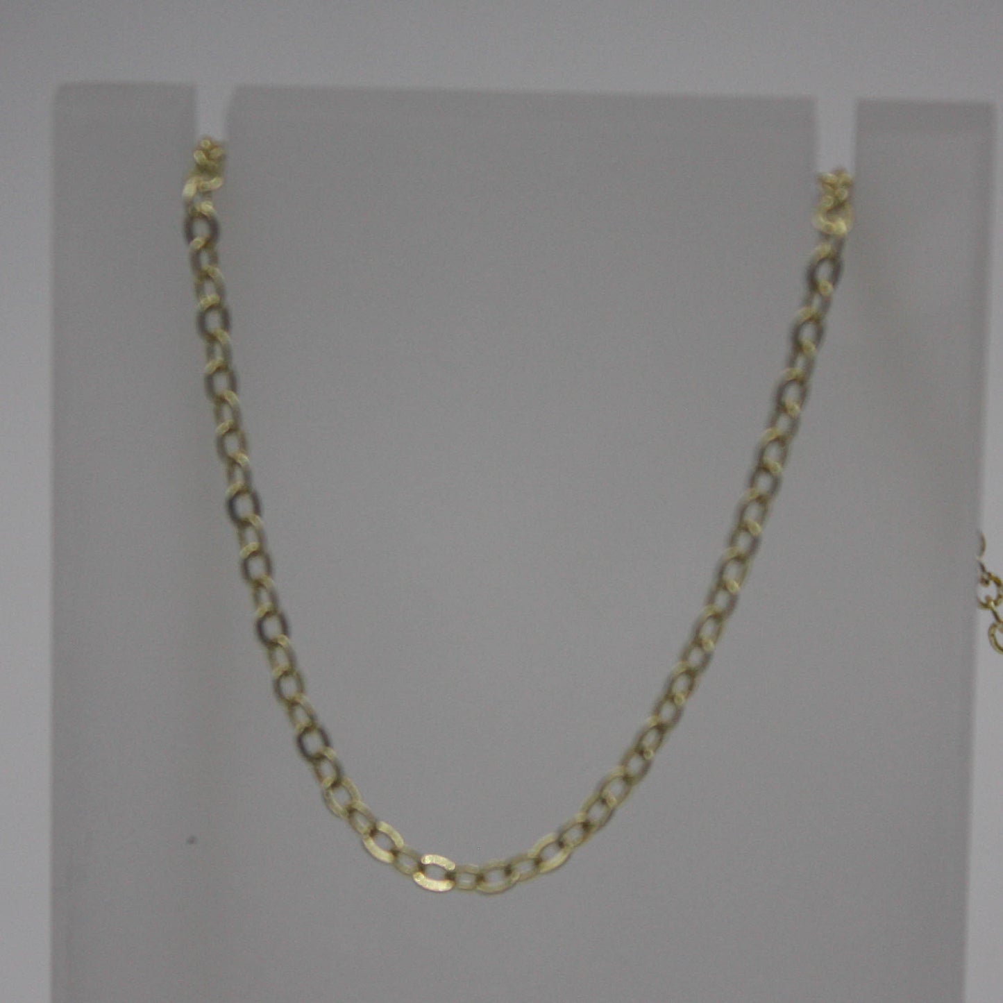 300 feet TARNISH Resistant Tarnish Free Anti Tarnished 18K Gold Flat Chain - 3x1.7mm SOLDER - Soldered Cable - AT317F