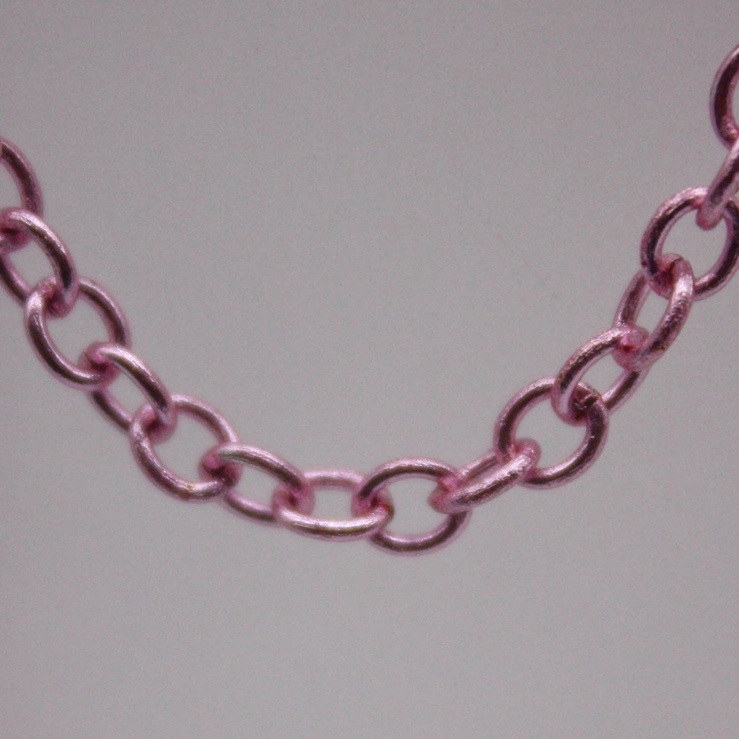 300 Ft Non Tarnish Big Chunky Cable Chain - Pink Copper Plated Round Cable Chain Sturdy SOLDERED Heavy Chain 4X5mm 22Gauge 22G - AT450S