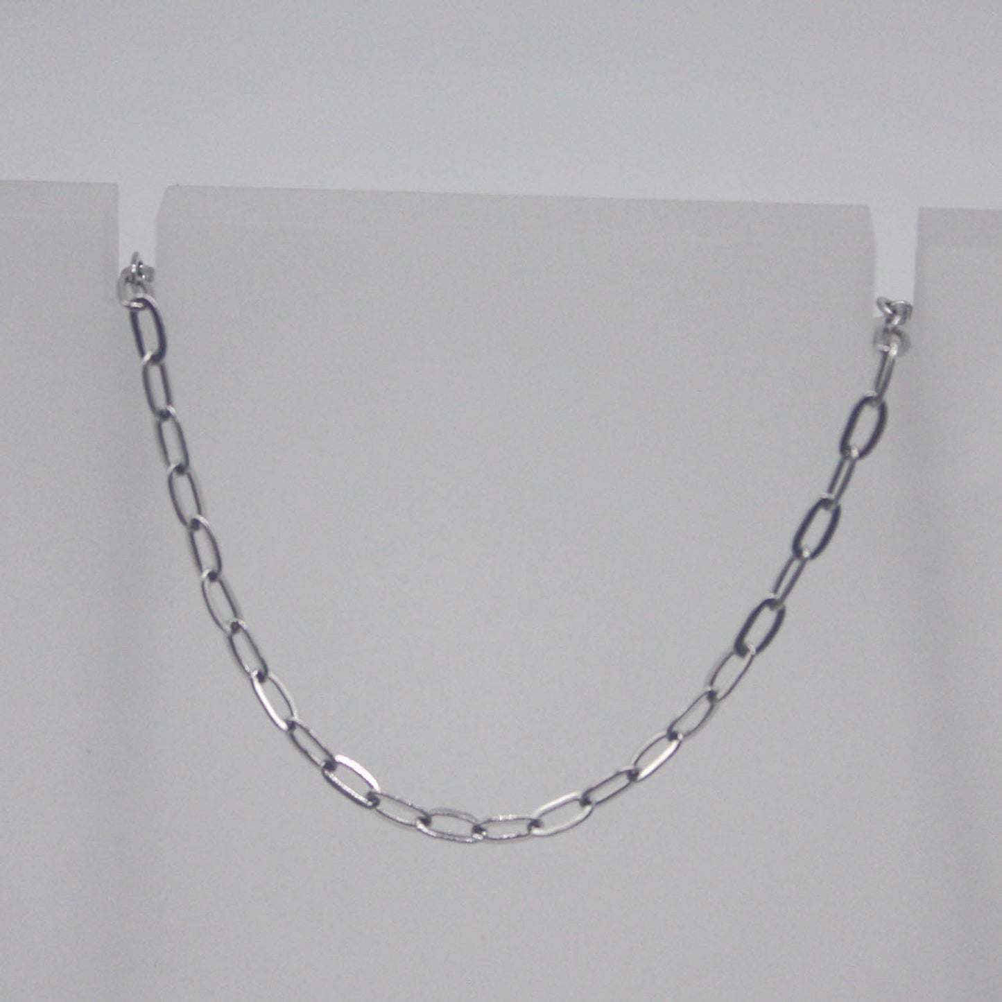 NEW - Stainless Steel chain bulk, 100 ft of Surgical Stainless Steel Soldered Sturdy Small Oval FLAT cable chain - 3.6x2.0mm SOLDERED Link