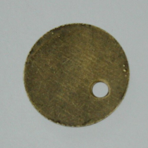 100 pcs of Antique Brass Finished Coin drop 10mm