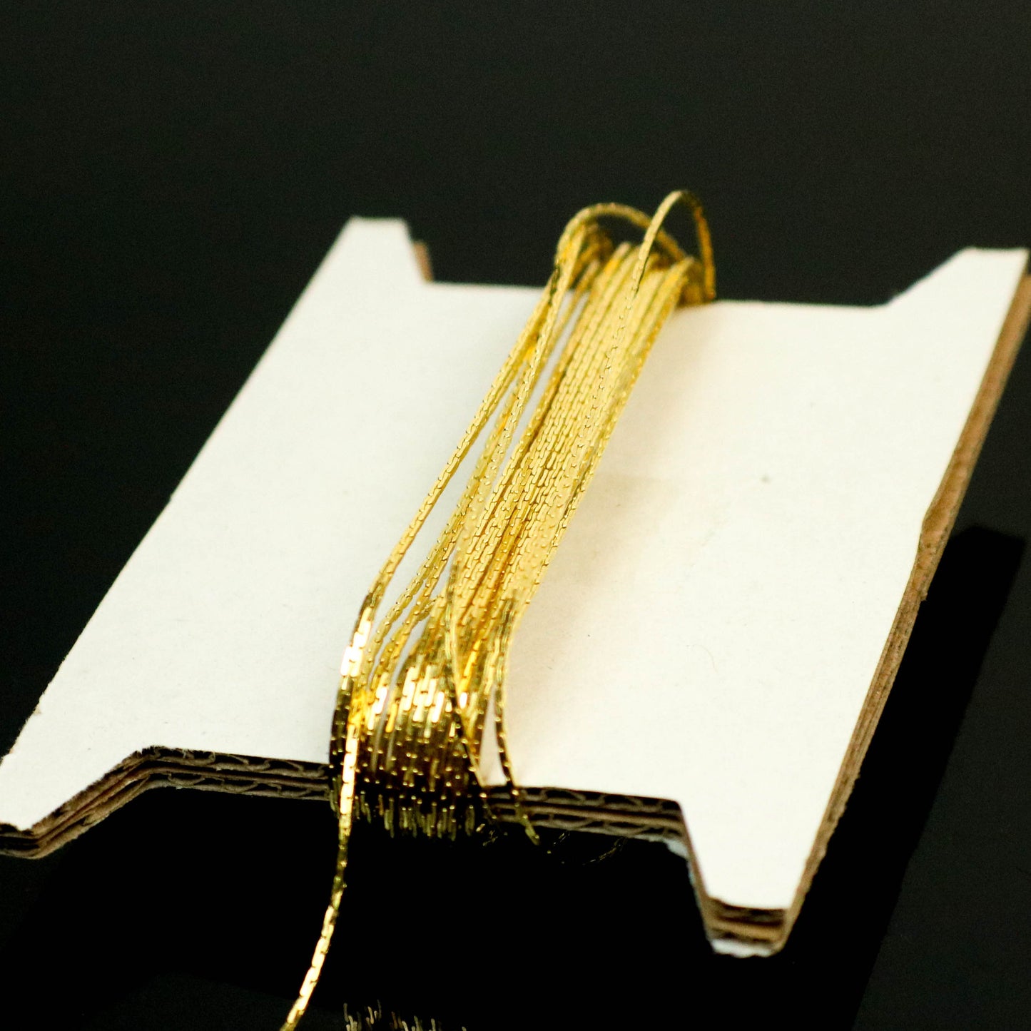 32 feet of Thin Delicate Beading Chain Boston Link Thin Chain - Gold Plated - 0.79mm Thickness - Necklace Dainty Delicate Chain
