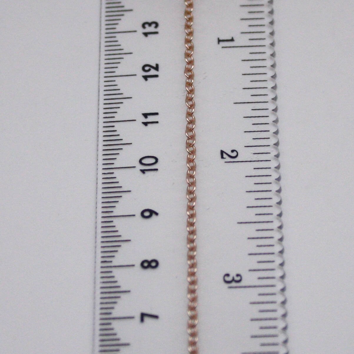 100 Ft. Non Tarnish Soldered Cable Chain - Champagne (Pinky) Gold Plated Plain Cable Chain - 2.0x1.4mm SOLDER - Soldered Link - AT2014S
