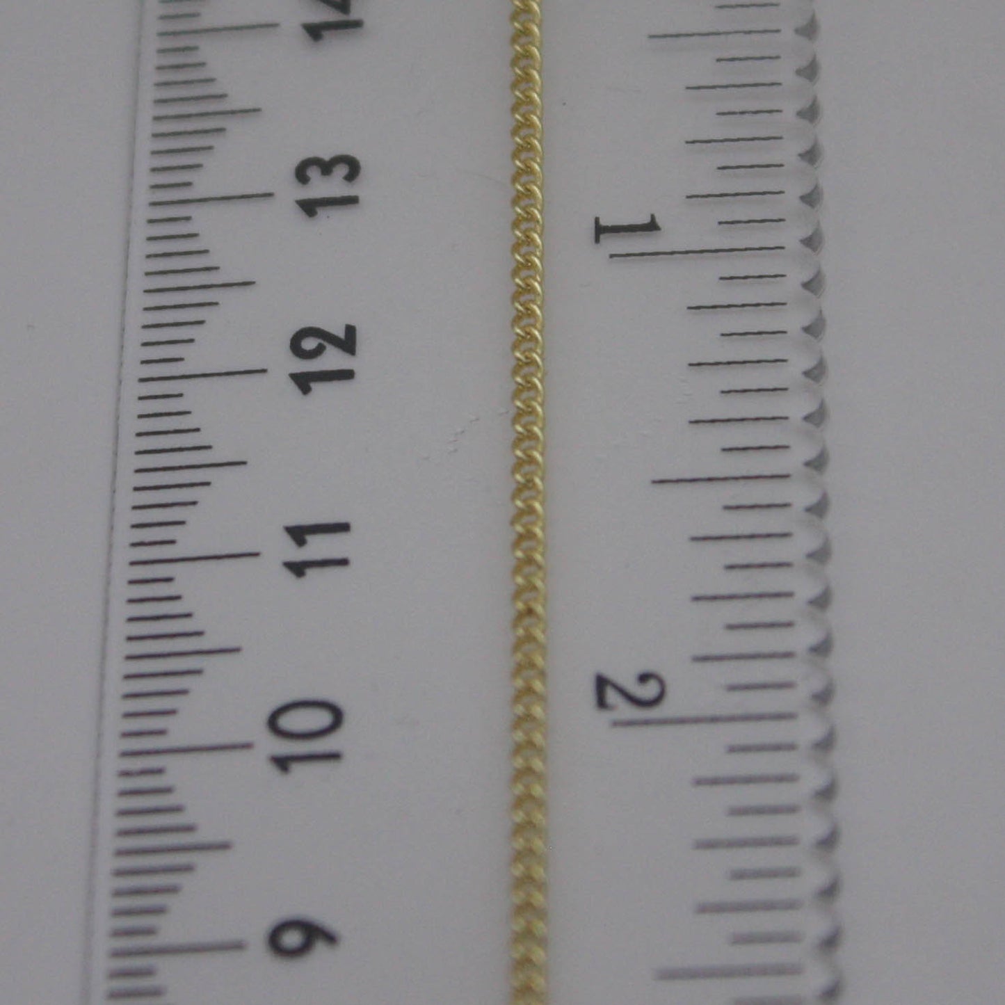 10 Ft Non Tarnish Curb Chain - 18K Gold Plated Solder Curb Chain - 1.6mm Link - Anti Tarnish Free Resistant Curb Chain - AT1.6S
