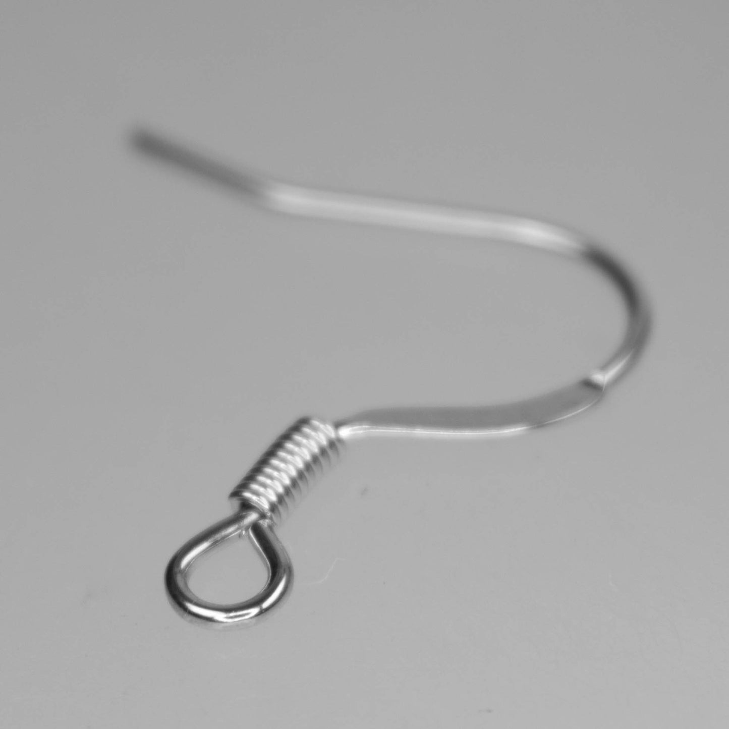 Surgical Stainless Steel FLAT FRENCH Hook Earring Ear Wire - 20/50/100/500 pcs - 20x18mm 21G