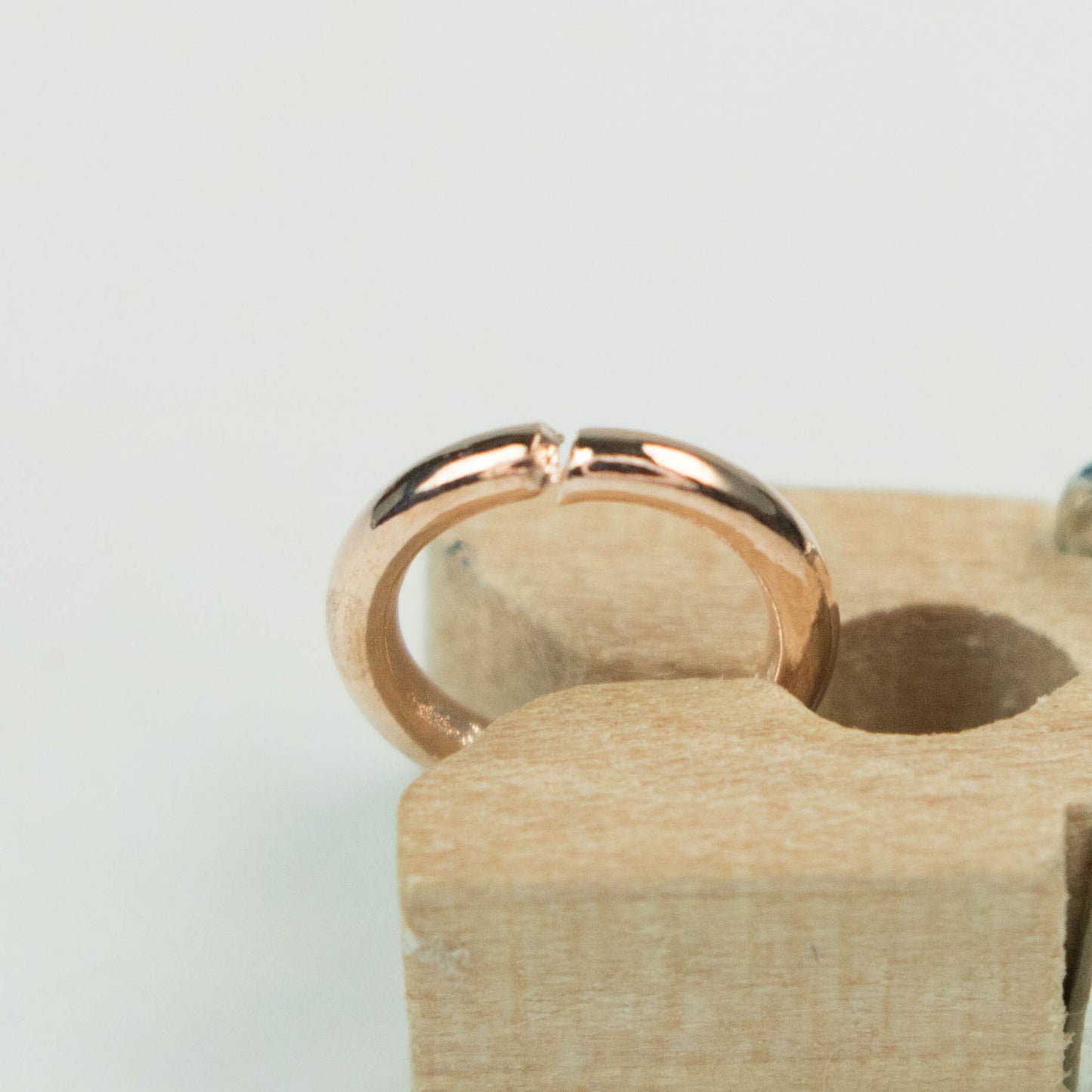 Rose Gold Jump Ring Bulk Open Link - 8mm - 100 Pcs - 1.2mm 16G 16 Gauge Thickness - Round Jewelry Finding Making Connector Jumpring 12x8mm