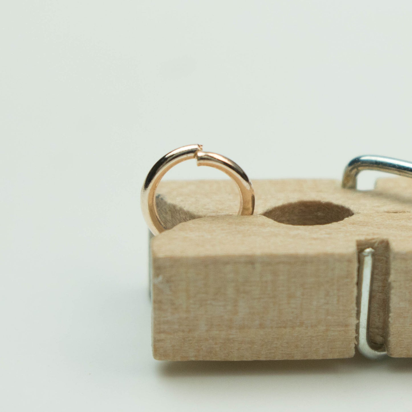 Rose Gold Jump Ring Bulk Open Link - 6mm - 100 Pcs - 0.8mm 20G 20 Gauge Thickness - Round Jewelry Finding Making Connector Jumpring 8x6mm