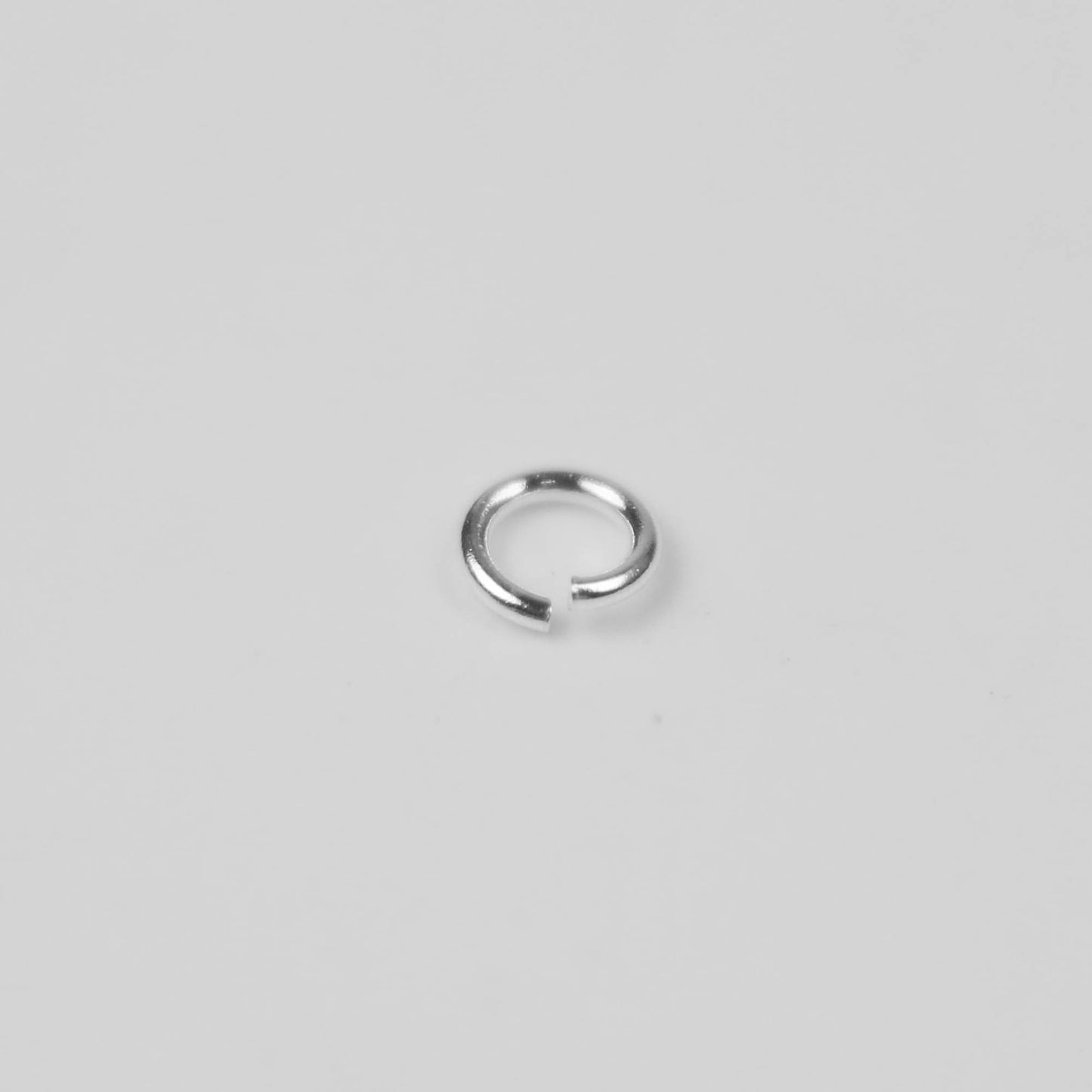 925 Sterling Silver Pure Solid Silver Jump Rings - 4mm 21 Gauge 21G 0.7mm