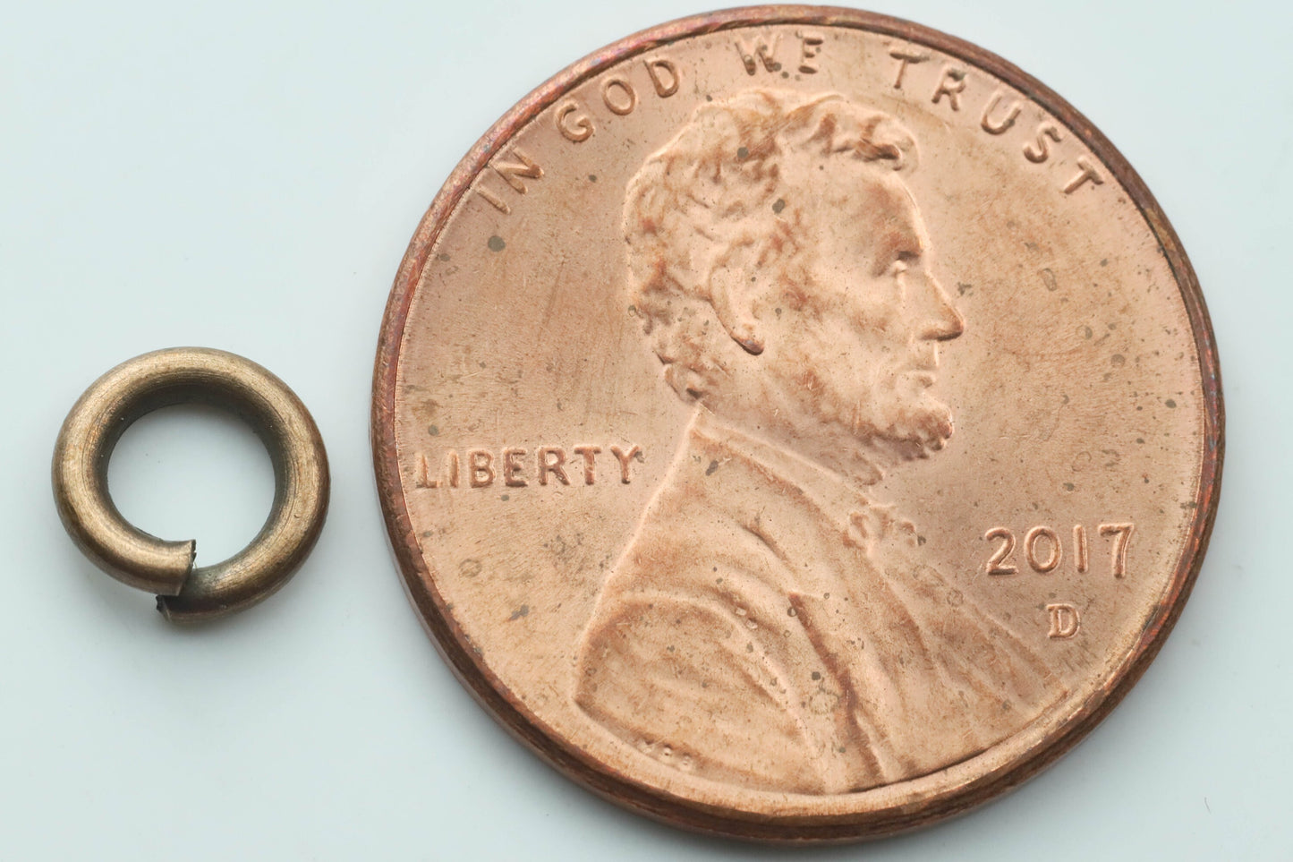 500 pcs of 6mm Thick Heavy Jump Rings - Antique Copper Jumpring 6x1.2mm 16 Gauge 16G Bulk Jumprings Open O Ring 12x6mm