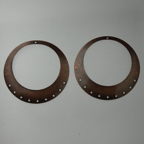 Wholesale Lot 100 pcs of 2 inch Antiqued Copper filigree drop 50mm