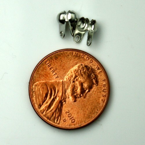 100pcs of Antique Silver Ball Chain Connectors Clasps - for 2.4mm ball chain - Crimp Type