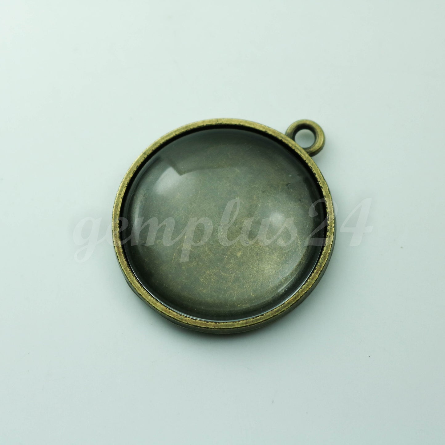 1/5 Set of Zodiac Bezel Charm, 25mm about 1 inch - Antique Brass - Bezel w GLASS Magnifying Domes Cabochon - Sagittarius - Nov. 22 - Dec. 21