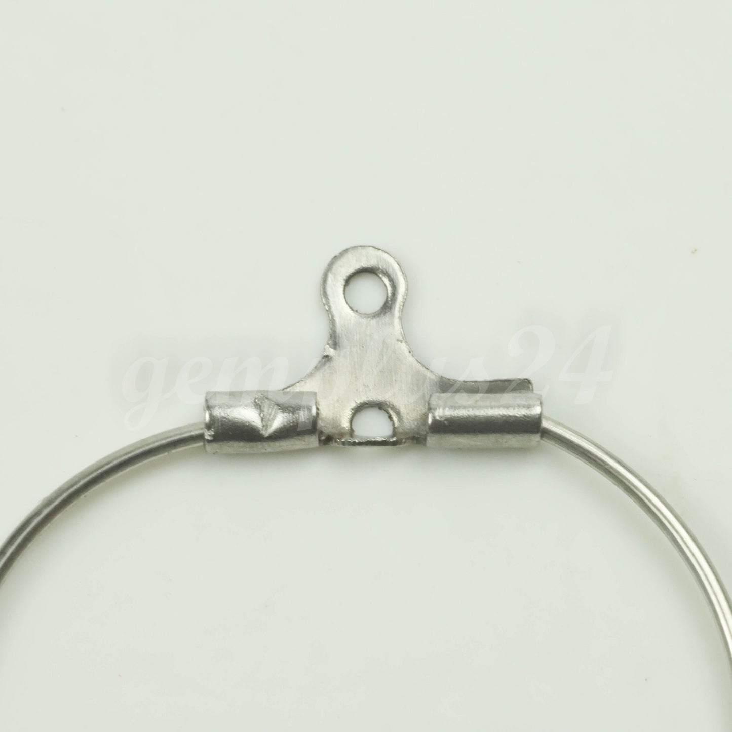 NEW 2/10/50/100 pcs - 20mm STAINLESS Steel 316L Beading Hoops Earwires Earrings - Ship from California Bay Area USA