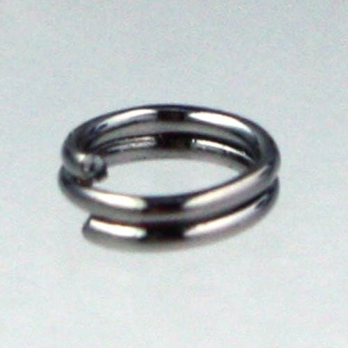 200 pcs of Gunmetal Finished Split Rings - 6mm