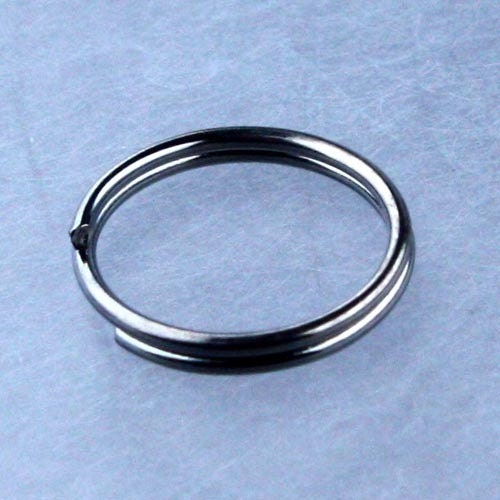 200 pcs of Gunmetal Finished Split Rings - 10mm