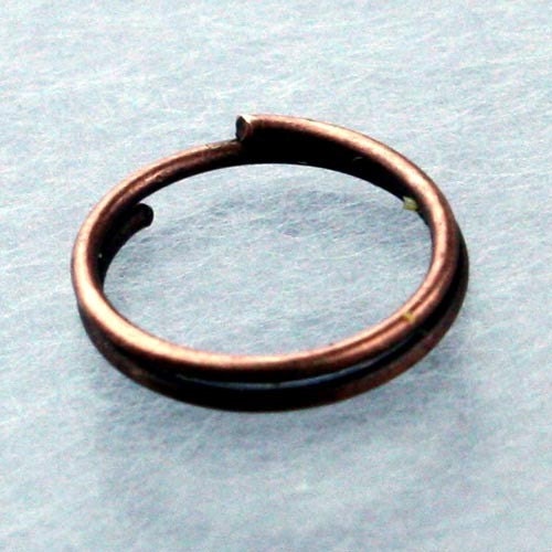 200 pcs of Antique Copper Finished Split Rings - 12mm