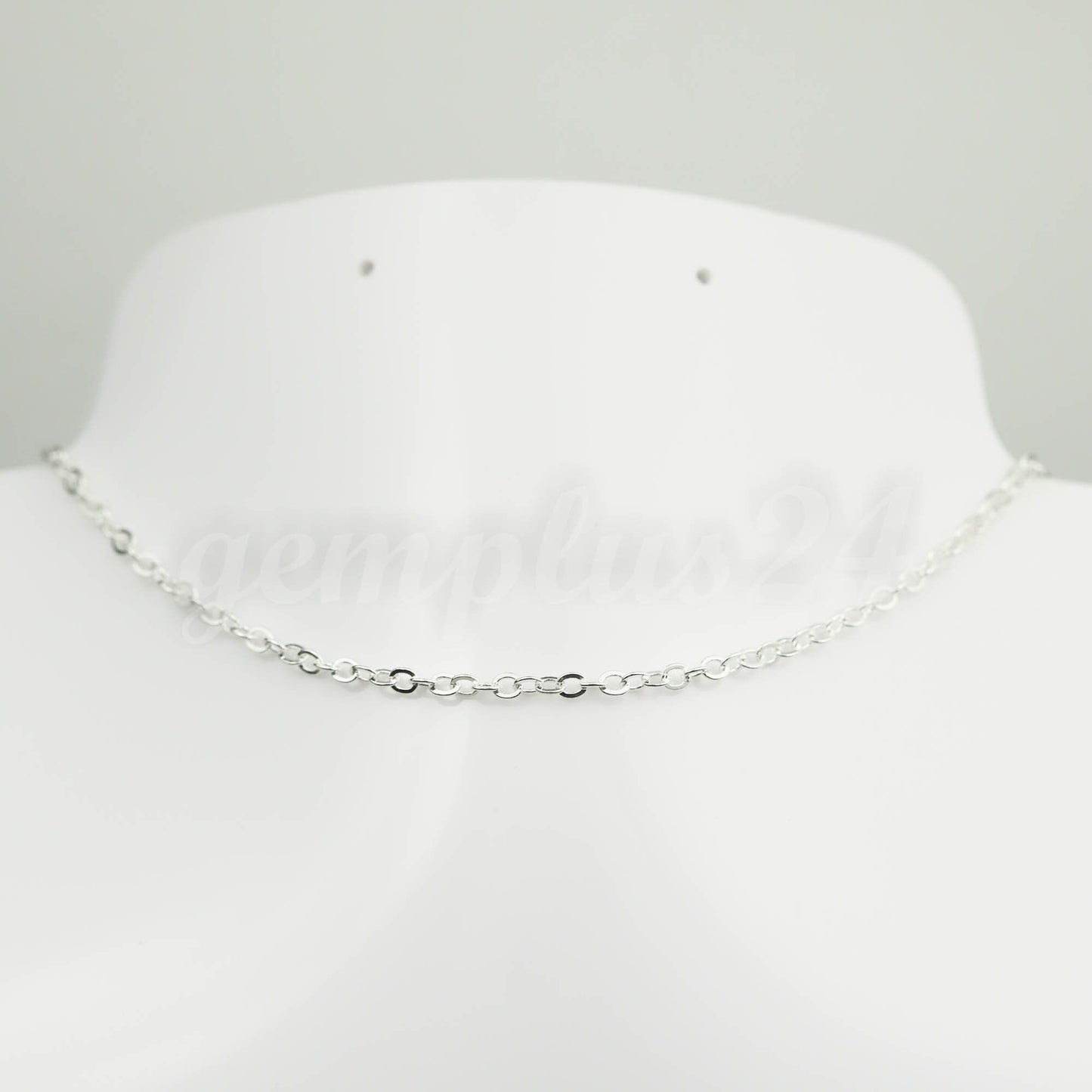 300 feet of Sterling Silver Plated Flat Cable Chain 3x3mm Solder Silver Cable Chain - - 33F