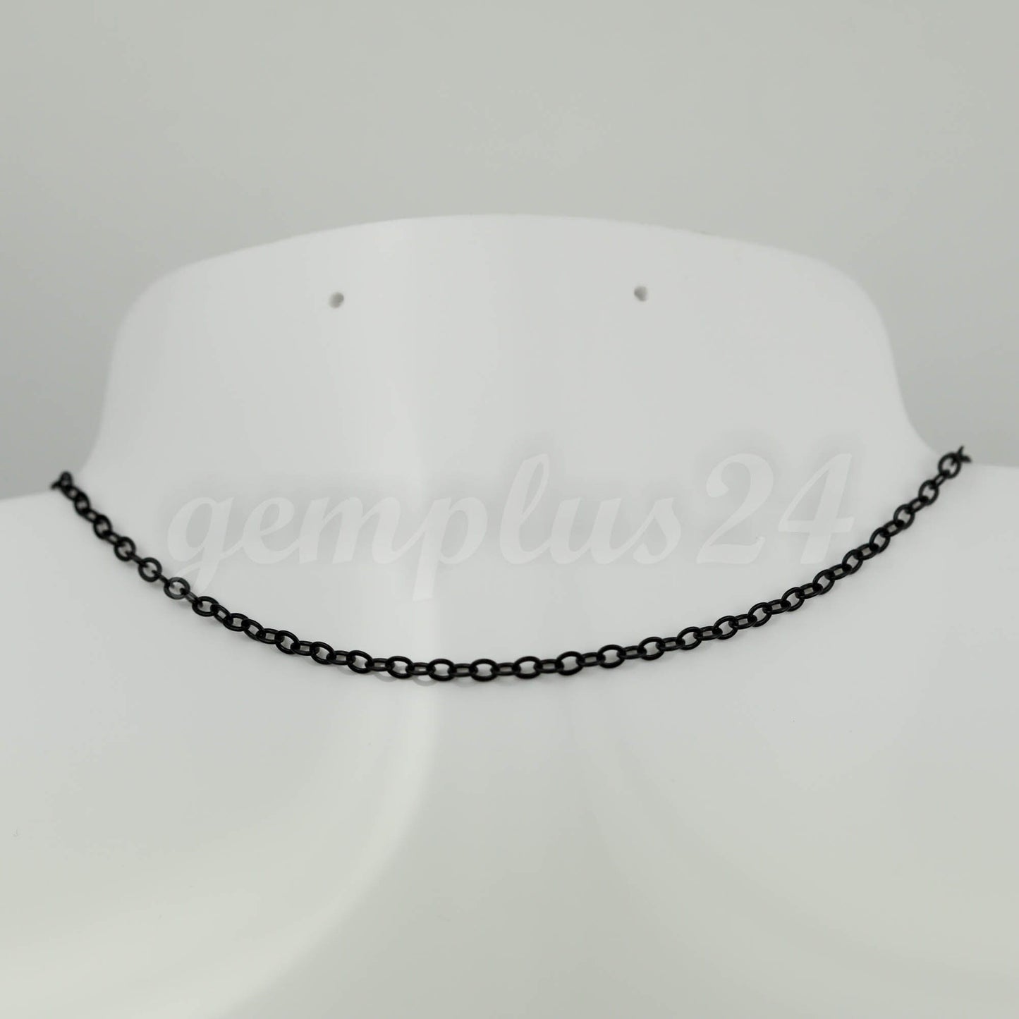10 feet of Black Finished Flat Cable Chain 3x3mm Solder Black Cable Chain - - 33F