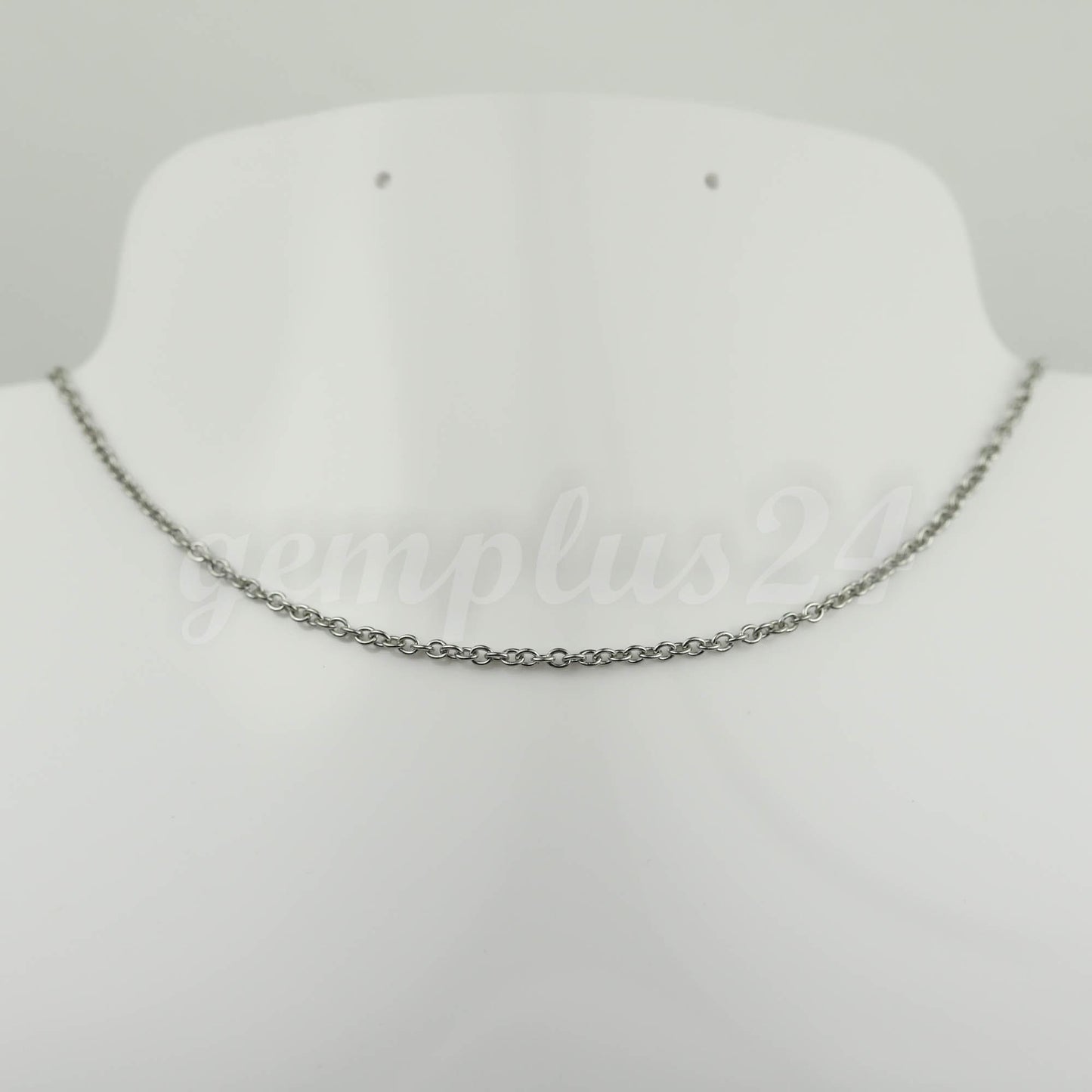 3 feet Stainless Steel Small Dainty Cable Chain SOLDERED - 2x2.5mm 1.95mm width SOLDERED - ST225S