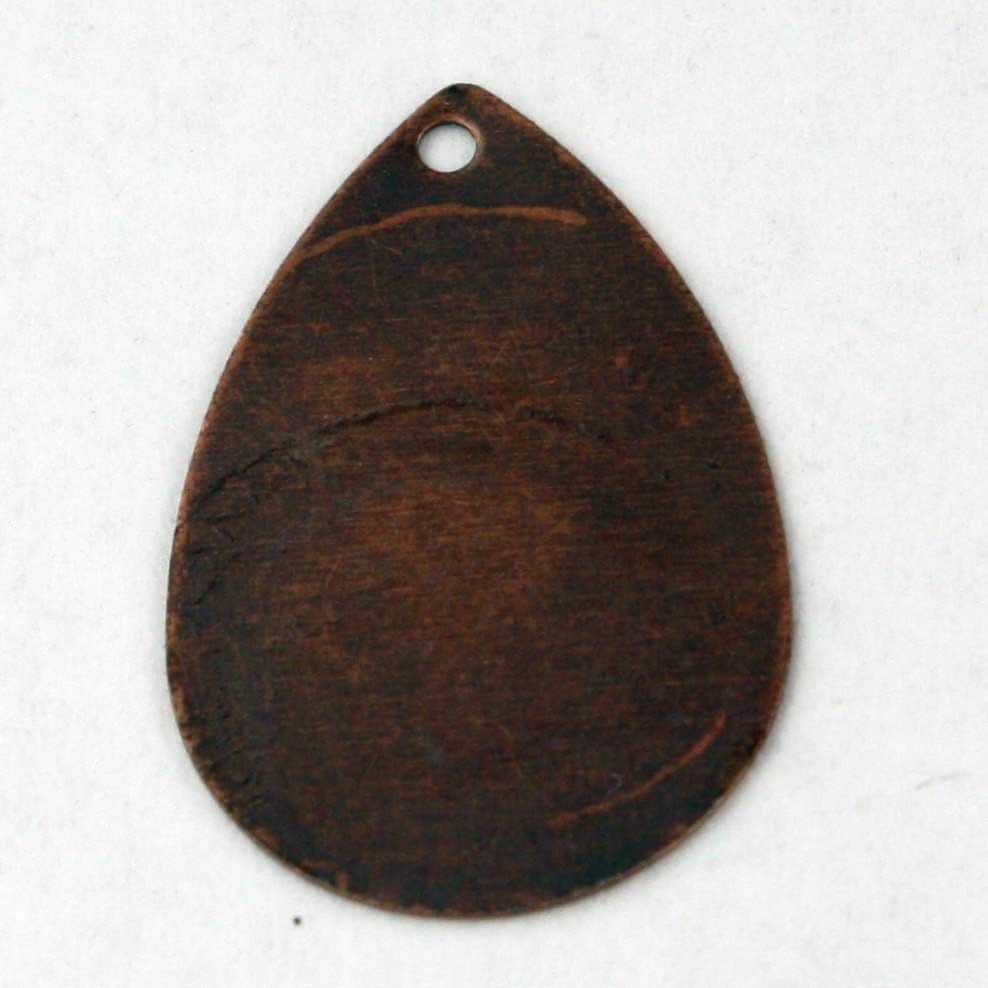 30 pcs of Antiqued Copper finished filigree Tear Drop drops dangle pendant charm 19x13mm