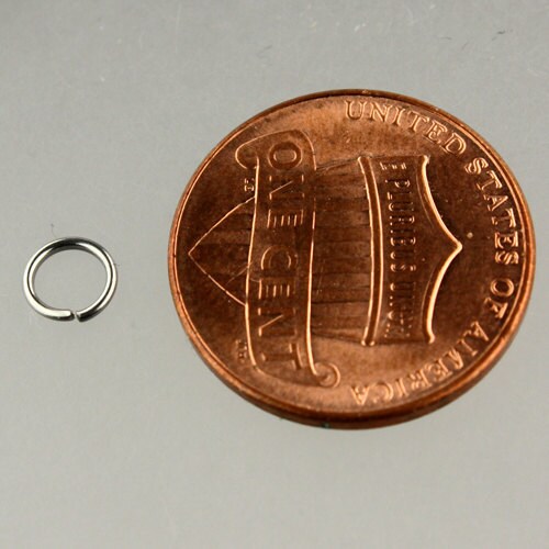 100 pcs of STAINLESS Steel Jump Rings Link Surgical Jumprings 5mm 21G Necklace Bracelet Wholesale Jump Rings Bulk Jumprings