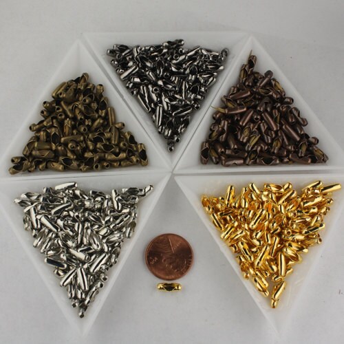 100pcs of Gold Plated ball chain connector for 2.4mm - Insert type