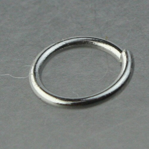 Jump RINGS 50 pcs of STAINLESS Steel Jump Rings Link Surgical Jumprings 8mm 18G Necklace Bracelet Wholesale Jump Rings 10x8ST