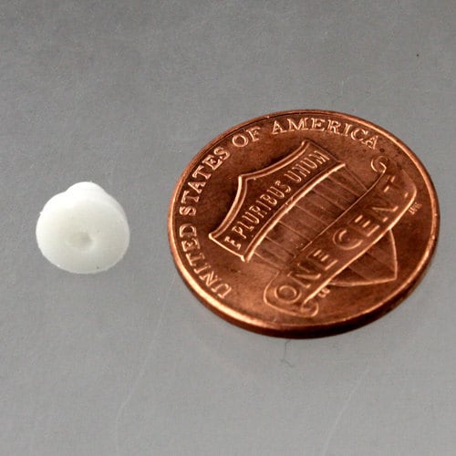 100 pcs of Super Secure Silicone Big size Earpost Ear Nut earring back - 6x5.25mm