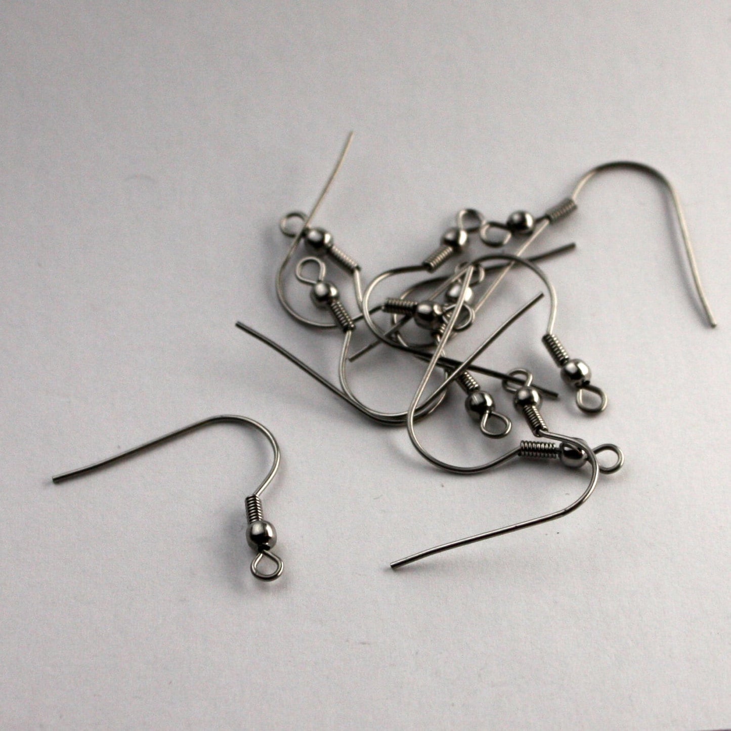 50 pcs Surgical Stainless Steel BIG French Hook Earwires - 24x23mm