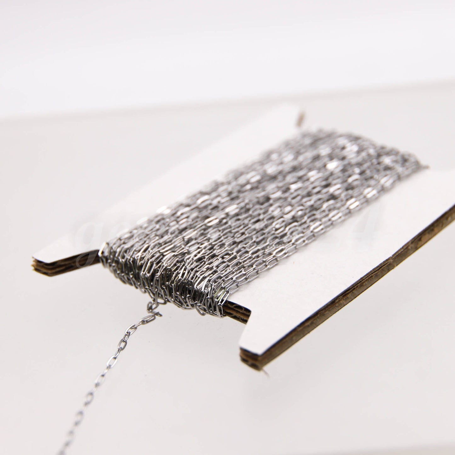Stainless Steel RECTANGLE Fashion Flat chain, 3/10/30/50/100 feet of Surgical Stainless Steel SOLDERED Sturdy - 1.5x3.5mm Link - STREC1535