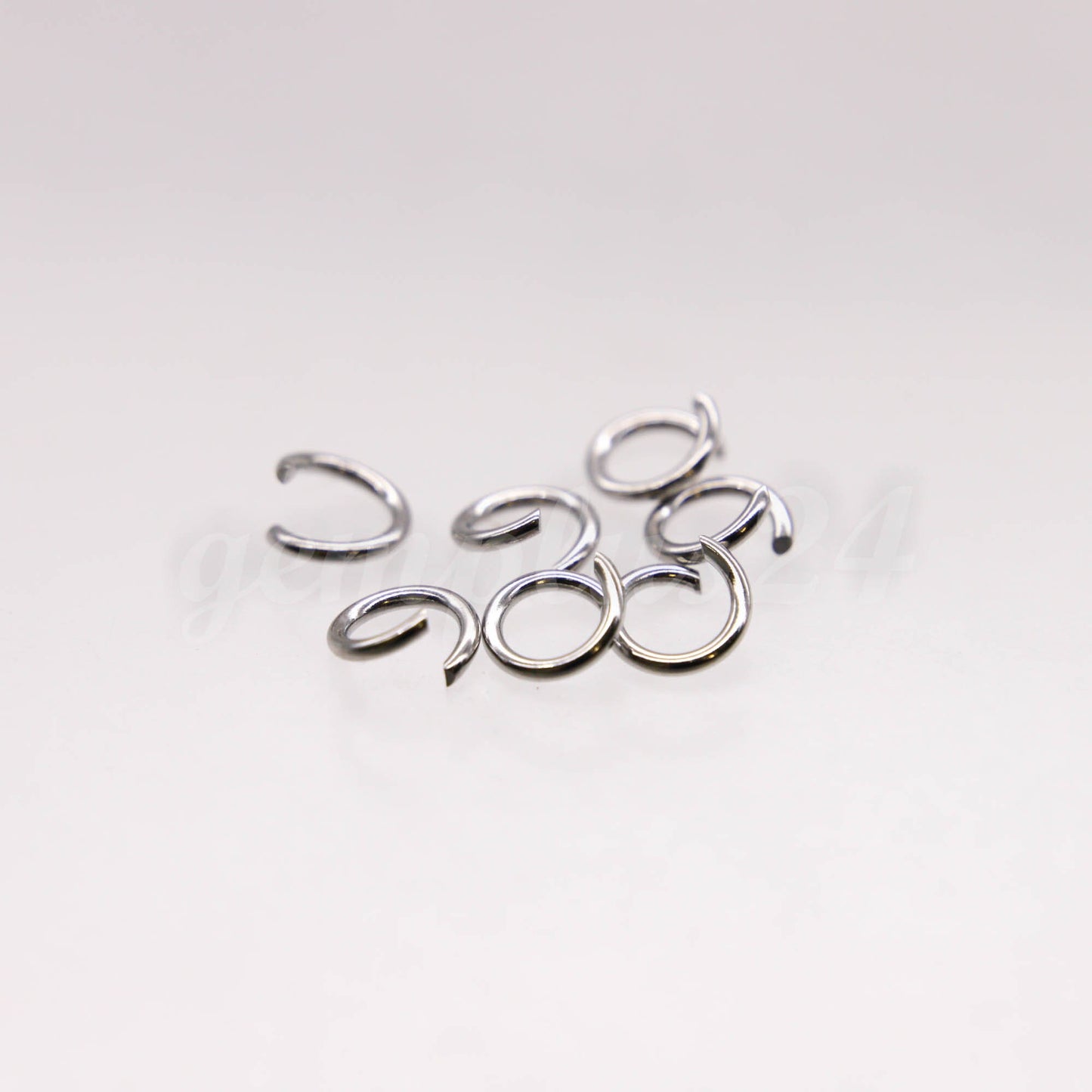 50/100/250 pcs STAINLESS Steel Jump Rings - 8mm 16Gauge 16G 1.2mm - Link Surgical Jumprings Chunky Jumpring, Heavy Duty Jumpring Bulk ST12x8
