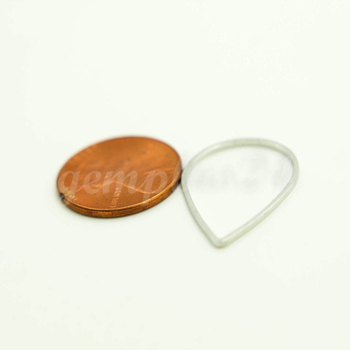 17x25mm Teardrop - Gold/Silver/Champagne/Rhodium - 5/10/25/50/100 Pcs - Teardrop Link Brass Connector Closed Loop Rings - 17x25mm x 0.8mm