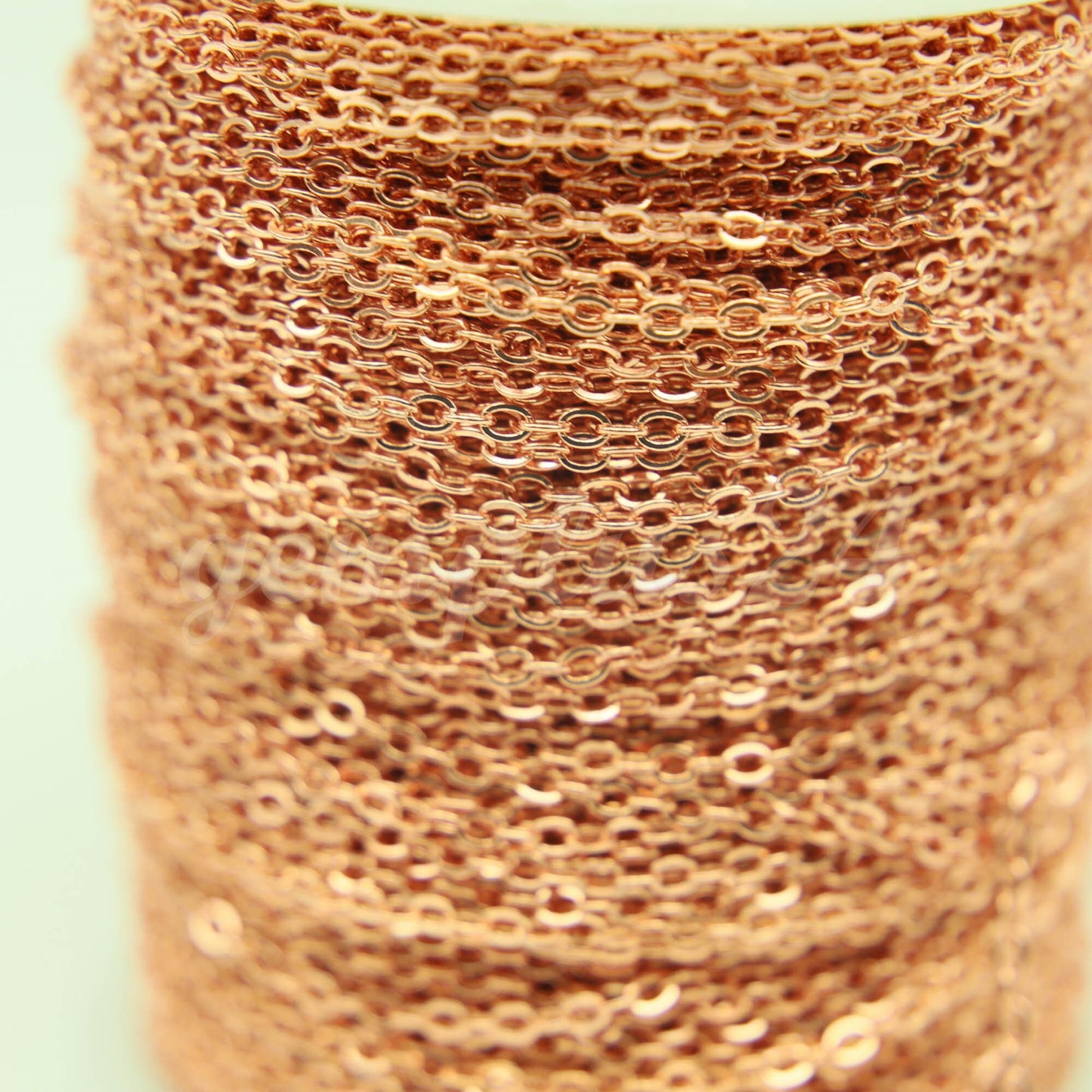 ATC Anti-Tarnishing Coating Plated Flat Cable Chain bulk, 3/10/32/50/100 Feet of SOLDERED Link Chain -3x1.7mm - ATC317F