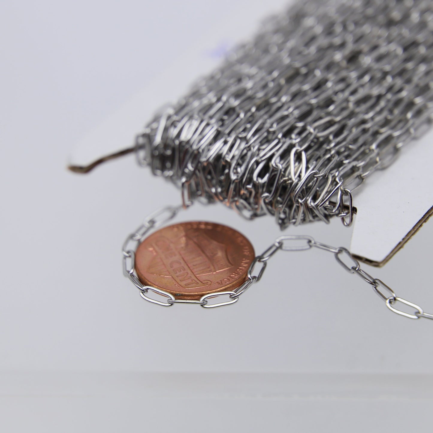 Stainless Steel RECTANGLE Fashion Flat Chunky chain, 3/10/30/50/100 feet of Surgical SOLDERED Sturdy - 2.5x6.4mm Link - STREC2564