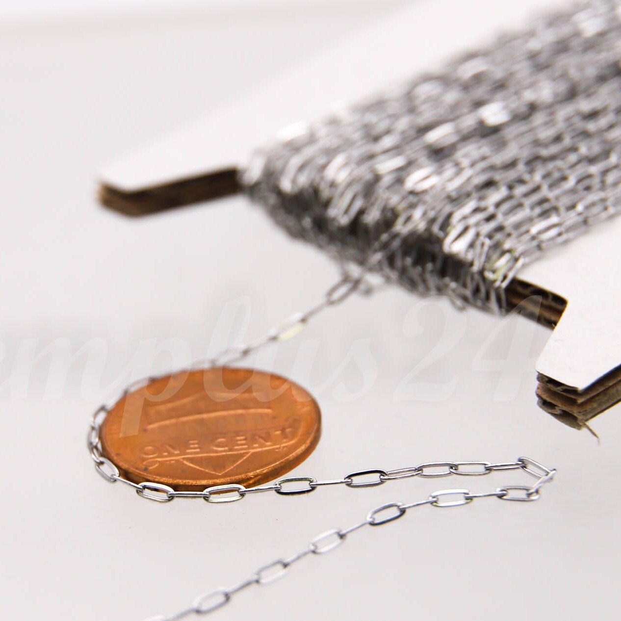 Stainless Steel RECTANGLE Fashion Flat chain, 3/10/30/50/100 feet of Surgical Stainless Steel SOLDERED Sturdy - 1.5x3.5mm Link - STREC1535