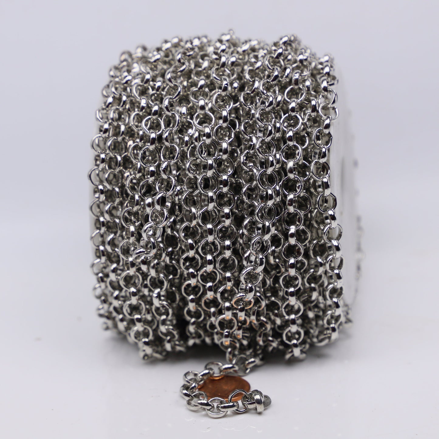 Chunky Big Large Monster Fashion Rolo Chain, 1/3/10 Ft - Antique Brass/Copper/Rhodium/Gunmetal/Black - 8.0mm - Unsoldered -Bracelet 80ROLO