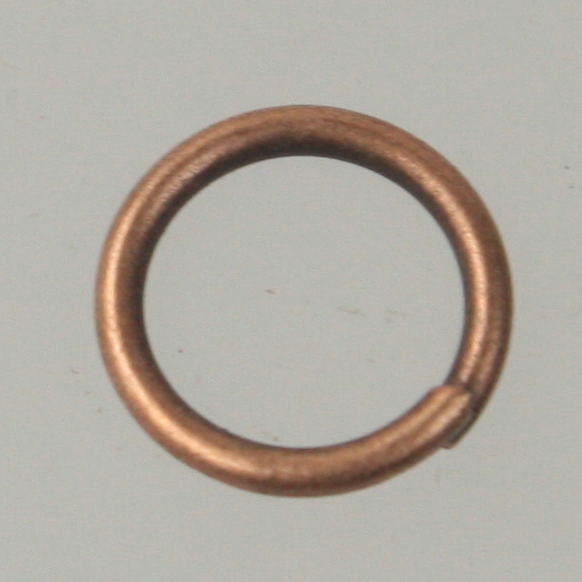 10mm Jump Rings, 50 Antique Copper Jump Rings Open 10x1.2mm 16 Gauge 16G Bulk Jumprings Jump Rings Link Connector Open Jump Rings 12x10mm