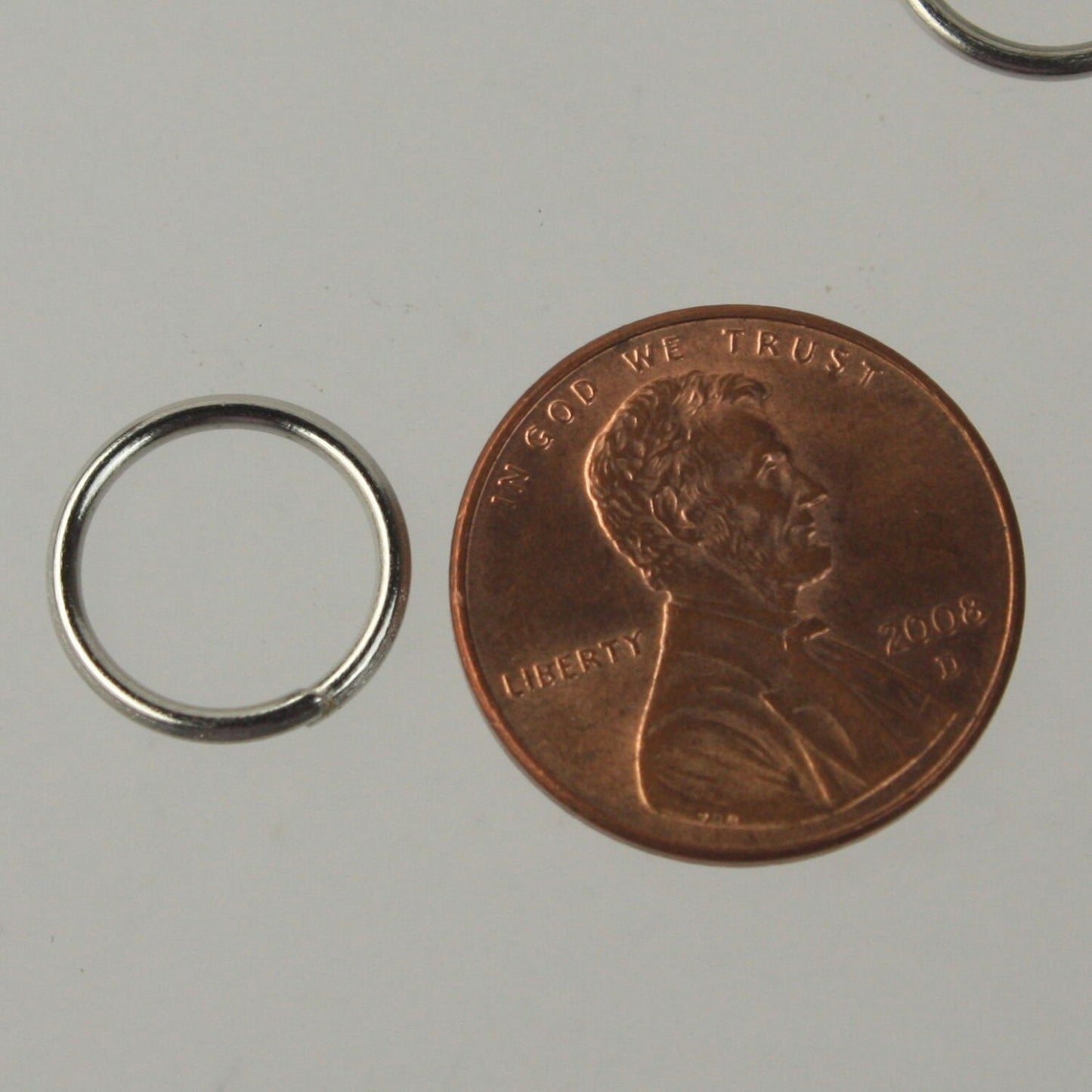 12mm Jump Rings, 50 pcs of Rhodium Jump Rings / Jumprings - 12mm 16 gauge 1.2 mm Link Connector Open Jump Rings 12x12mm