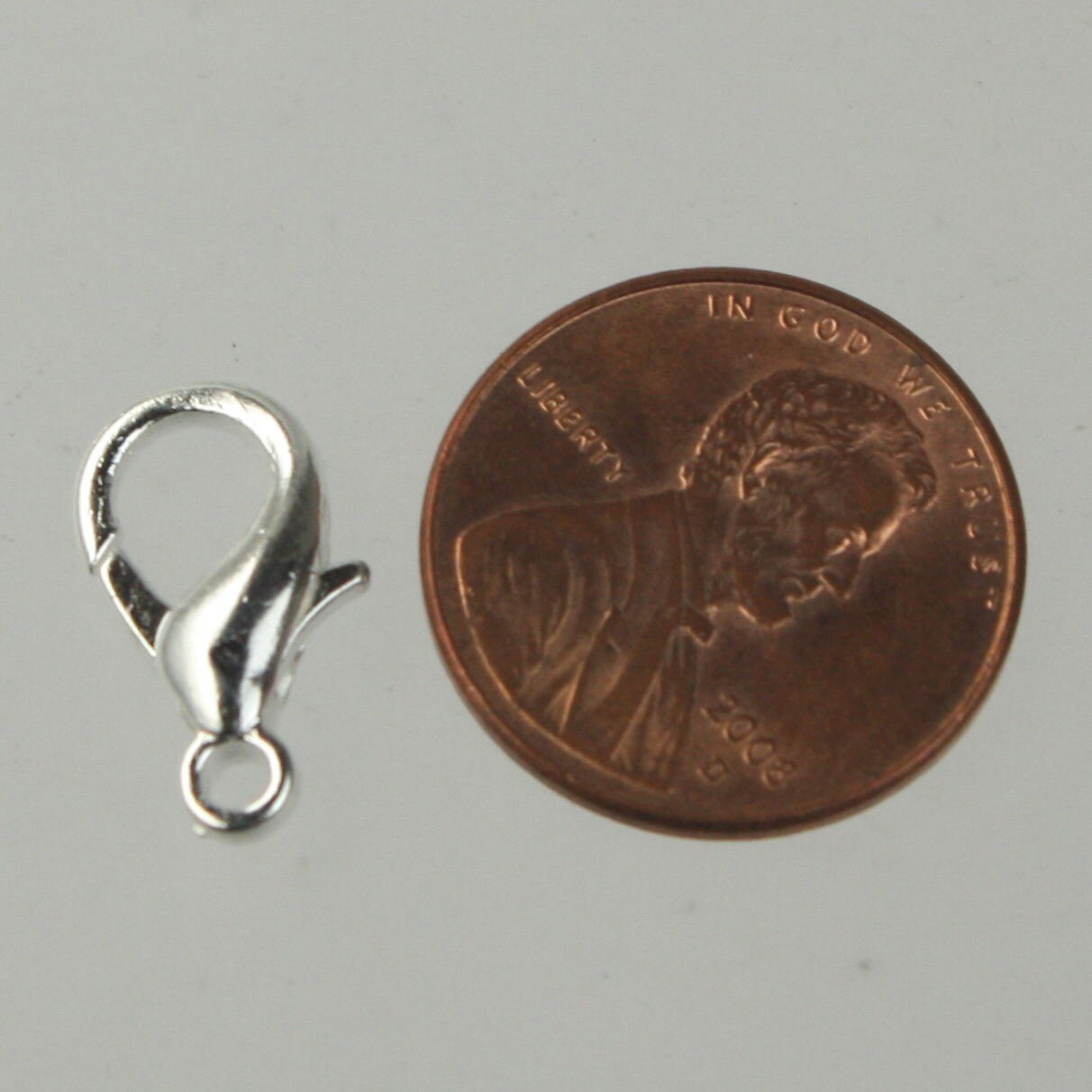 20 pcs of Sterling Silver Plated extra LARGE 16mm lobster claw clasp - 16x9mm - LOB16