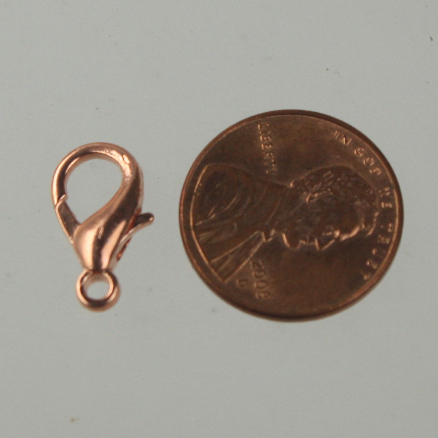 20 pcs of Bright Copper extra LARGE 16mm lobster claw clasp - 16x9mm - LOB16